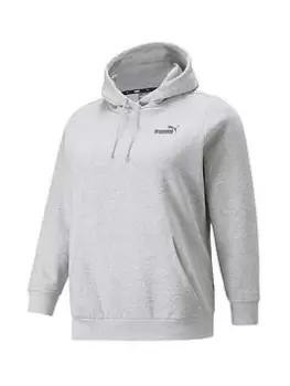 Puma Essential Small Logo Hoodie (Plus) - Grey