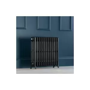 Image of Arroll - Traditional Colosseum Horizontal Quad Bar Column Radiators 650 x 728 Anthracite - Grey