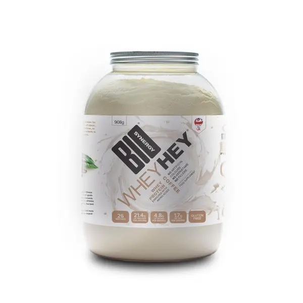 Image of Bio-Synergy Whey Hey Brazilian Coffee Protein Powder, 908g
