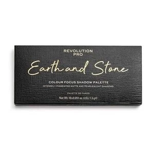 Image of Revolution Pro Colour Focus Palette Earth & Stone