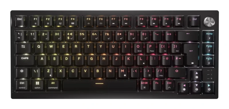 Image of Corsair Corsair K65 PLUS WIRELESS keyboard Gaming RF Wireless QWERTY UK English Black CH-91D441F-UK