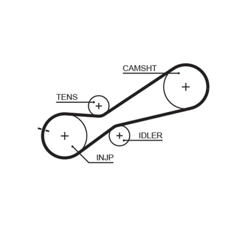 Image of GATES Timing Belt GATES 5345XS
