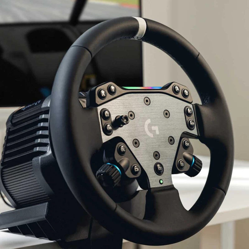 Image of Logitech Logitech RS50 System for Xbox/PC Black Steering wheel Analogue / Digital PC, Xbox One, Xbox One S, Xbox One X 941-000275