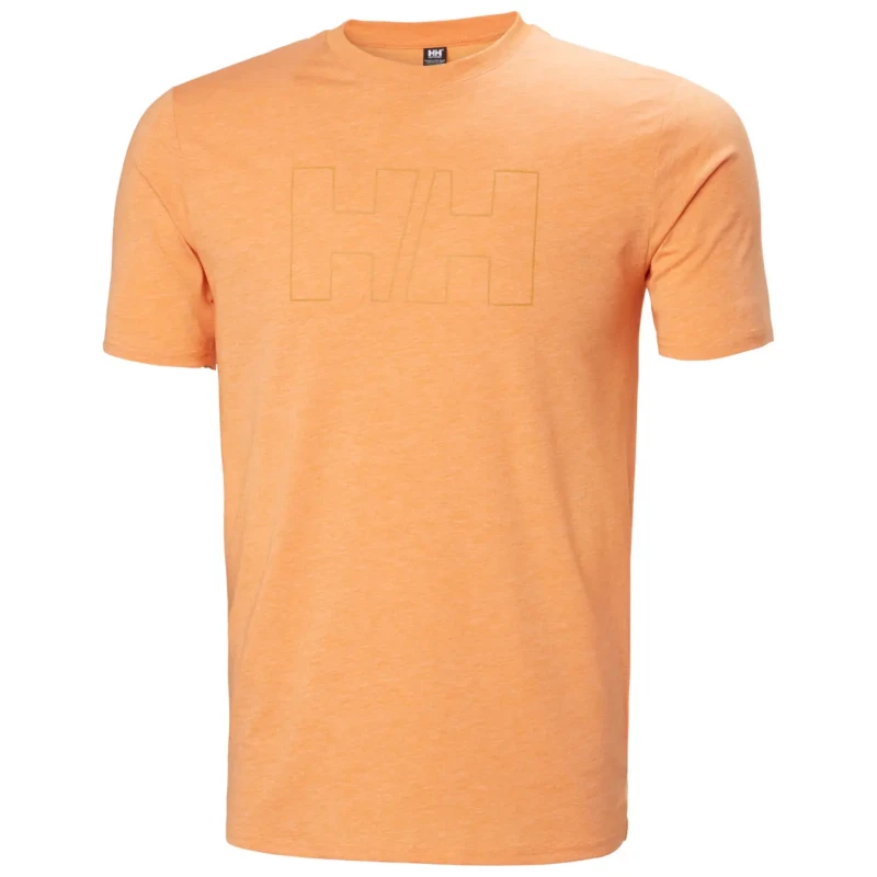 Image of T-Shirt Helly Hansen Logo Orange Male 2XL