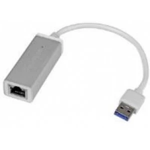 image of StarTech USB 3.0 to Gigabit Network Adapter Silver