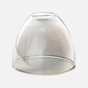 Image of Set Of 3 Cleveland Smoke Grey Transparent Glass Shades