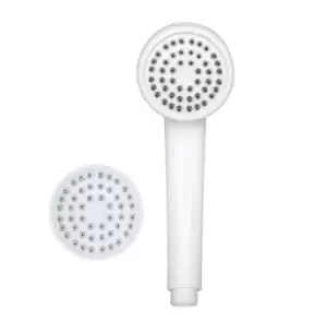 image of Aqualona 1 Spray White Shower Head