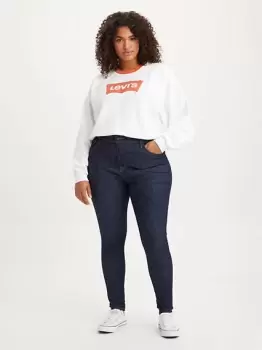 image of 720 High Rise Super Skinny Jeans (Plus) - Blue