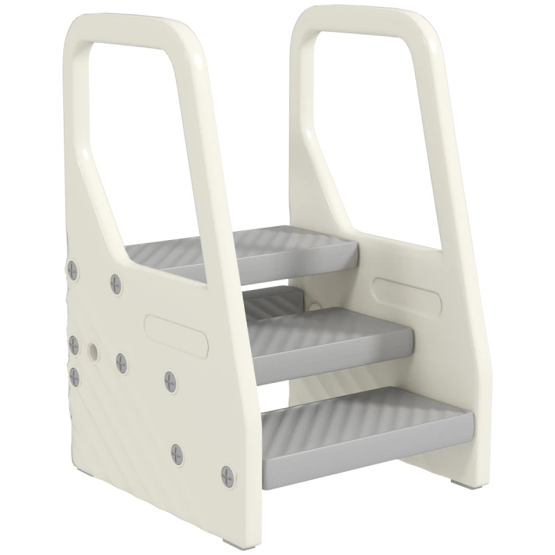 Image of AIYAPLAY AIYAPLAY Toddler Tower, Adjustable 3 Step Kitchen Stool Helper for 2-5 Years 315-009V00GY