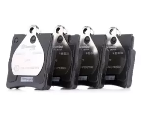 Image of BREMBO Brake pad set MERCEDES-BENZ P 50 033X 0024205220,0034202820,00342028200090 0034205220,0054201920,A0024205220,A0034202820,A00342028200090