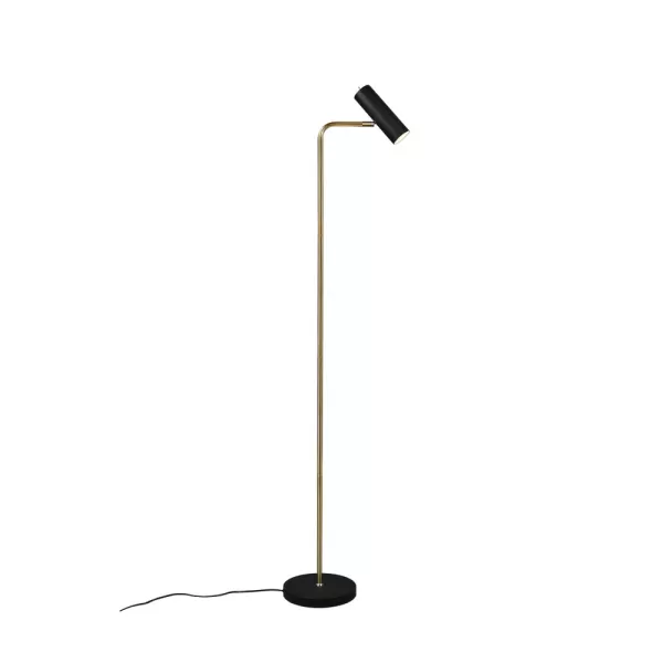 image of Marley Modern Reading Lamp Brass Matt