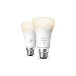 Image of Philips Hue White 9.5W A60 B22 2-Pack