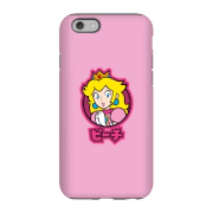 image of Nintendo Super Mario Peach Kanji Phone Case - iPhone 6S - Tough Case - Gloss