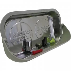 Image of Bahco Stainless Steel Magnetic Rectangular Parts Tray