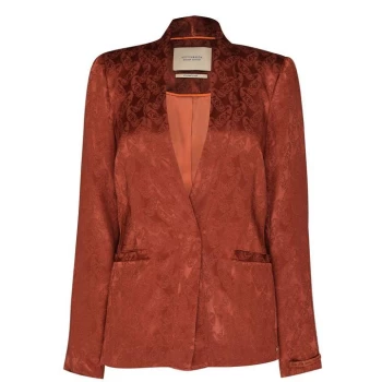 image of Scotch and Soda Paisley Print Blazer - Rust 0077