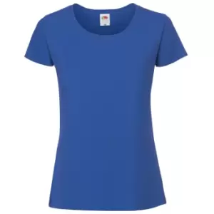 Image of Fruit Of The Loom Womens/Ladies Ringspun Premium T-Shirt (2XL) (Cobalt)