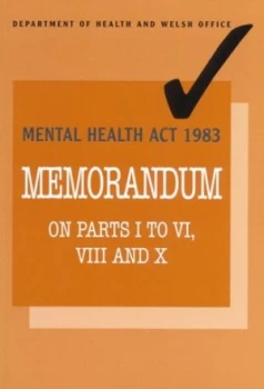 Image of Mental Health Act 1983 by Great Britain and Great Britain Book