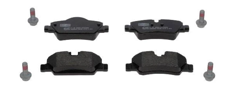 Image of CHAMPION 573763CH Brake pad set prepared for wear warning indicator Brake Pad Set,disc brake (402)