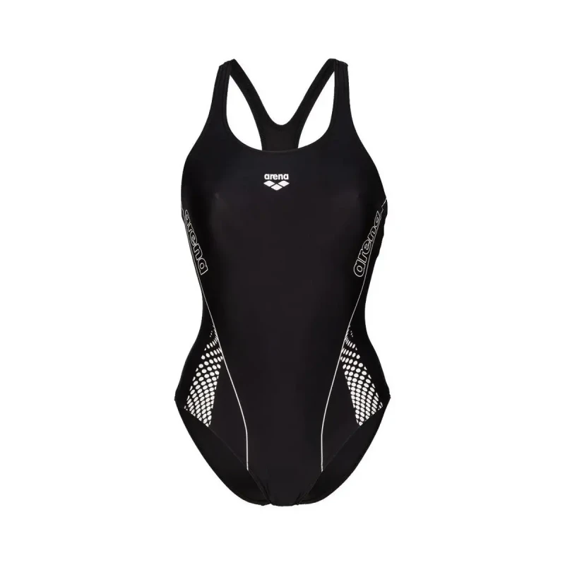 Image of Womens 1 Piece swimsuit Arena Pro Graphic Noir Female 40