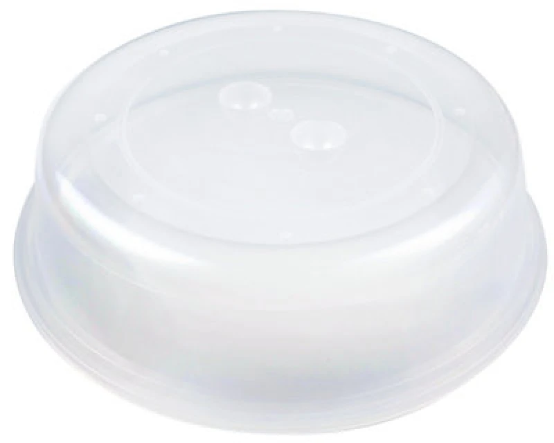 Image of Good2Heat Clear 'Microwave Cookware' Plastic Plate Cover - 27cm Clear