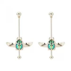 image of Ted Baker Ladies Agoria Crystal Amulet Drop Earring