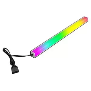 image of GameMax Viper AR-30 Double Side Magnetic Rainbow ARGB LED Strip 300mm Aluminium 3-Pin ARGB 500mm Cable