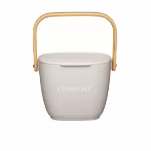 Image of Kitchencraft Natural Elements Eco-friendly Bamboo Fibre Compost Bin