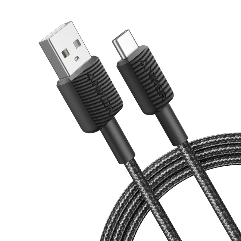 Image of Anker 322 USB cable 1.8 m USB A USB C Black