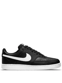 Image of Nike Court Vision Low - Black/White, Size 11, Men