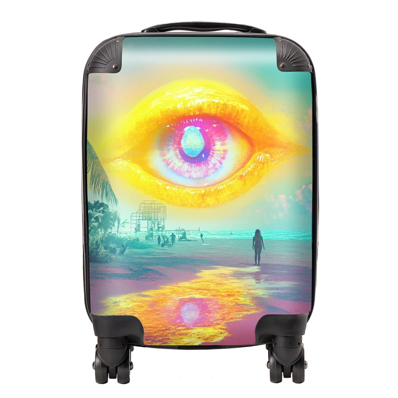 Image of Designer Luggage Elena Sable: 00009 Suitcase Size: Large Multicolor Unisex Large