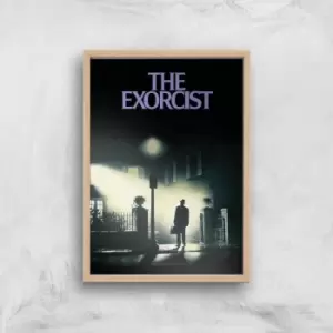 image of The Exorcist Giclee Art Print - A2 - Wooden Frame