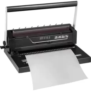 Image of 34 Holes Manual Coil Binding Machine TD-130 Book Binding Machine Spiral Coil Paper Puncher Wire Punching Binder Insert 34 Holes 120 Sheet of A4