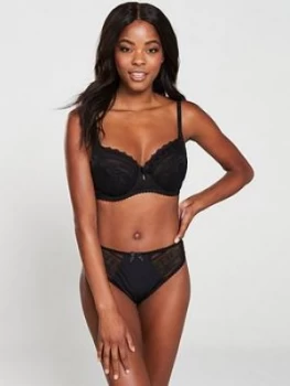Image of Pour Moi Remix High Leg Briefs - Black