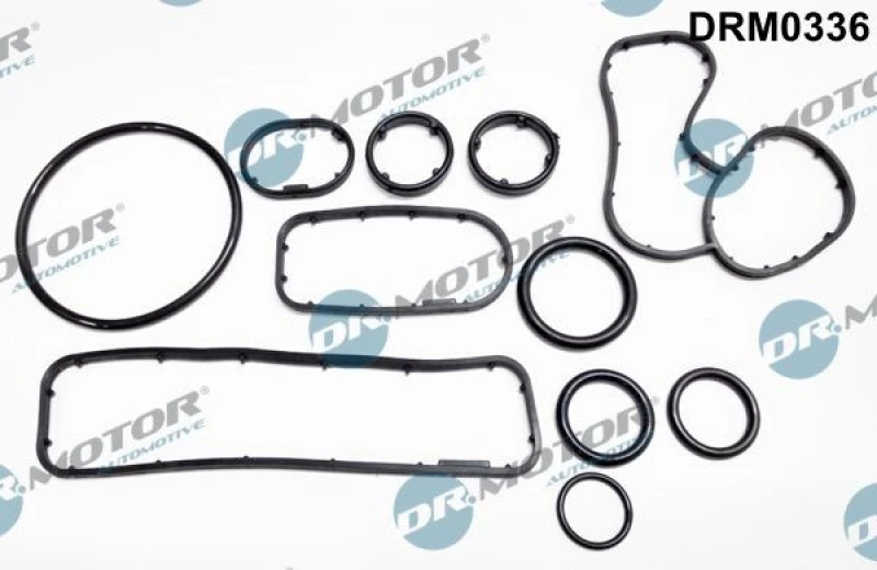 Image of DR.MOTOR AUTOMOTIVE Gasket Set, oil cooler DR.MOTOR AUTOMOTIVE DRM0336