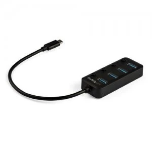 Image of USBC 4 Port Hub with On and Off Switches