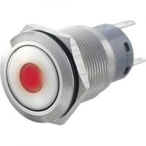 image of Tamper proof pushbutton 250 V AC 5 A 1 x OnOn TRU COMPONENTS