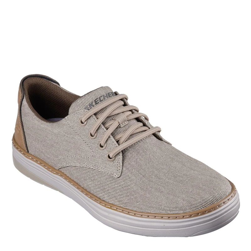 Image of Skechers Hyland - Ratner Low-Top Trainers Mens Khaki male 6 (39.5)