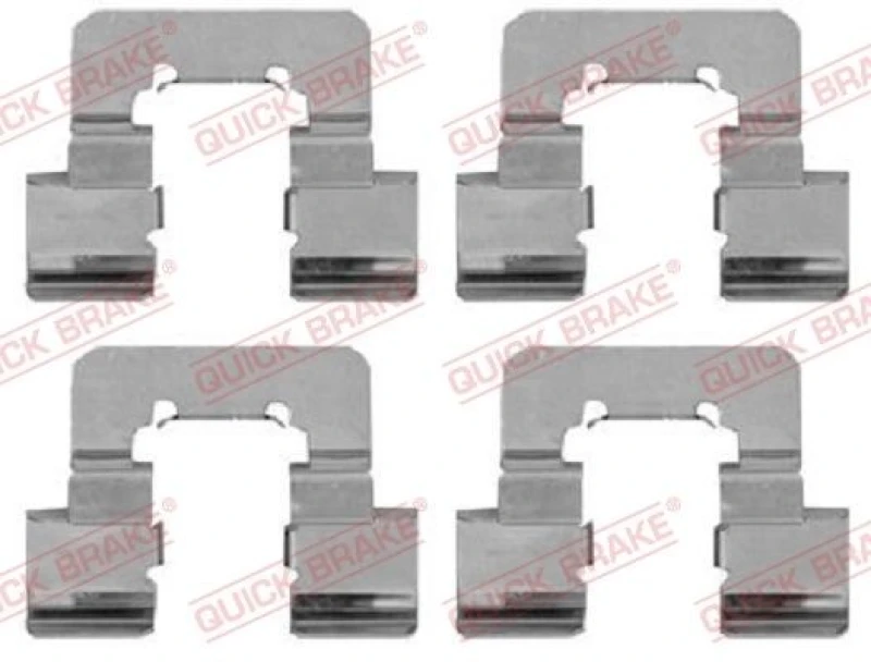Image of QUICK BRAKE Brake pad fitting kit QUICK BRAKE 109-1781