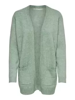 Image of ONLY Open Knitted Cardigan Women Green