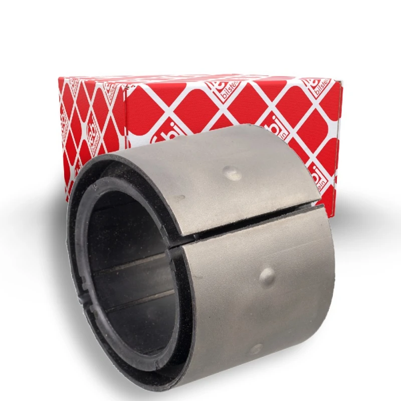 Image of FEBI BILSTEIN 107938 Stabilizer Bushes Rear Axle, Elastomer Elastomer Anti-roll Bar Bush Kit (1334)
