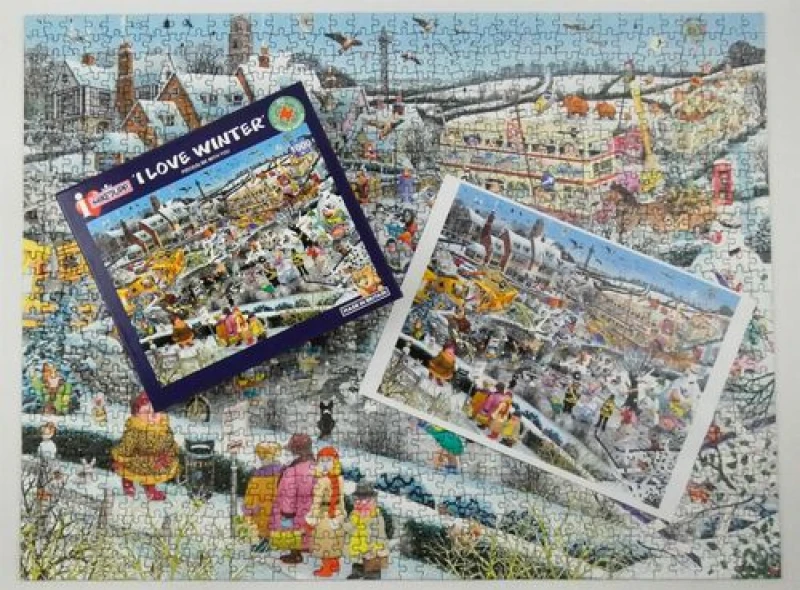 Image of Mike Jupp Mike Jupp I Love Winter 1000 Piece Jigsaw Puzzle