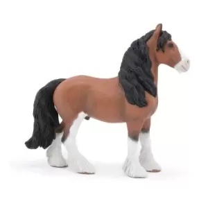 image of Horses and Ponies Clydesdale Horse Toy Figure (51571)