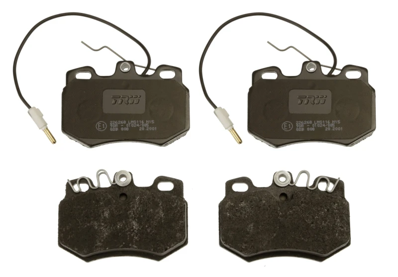 Image of TRW GDB808 Brake pad set incl. wear warning contact Brake Pad Set,disc brake (402)