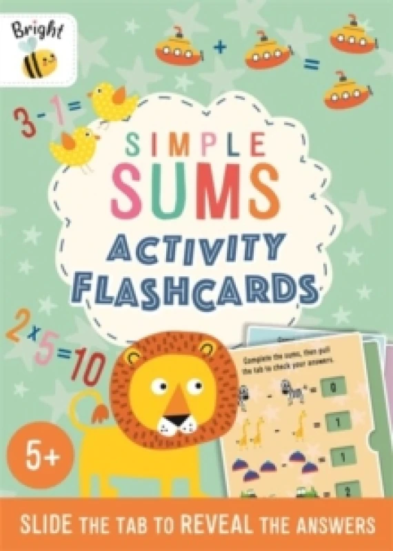 Image of Simple Sums Activity Flashcards Postcard book or pack