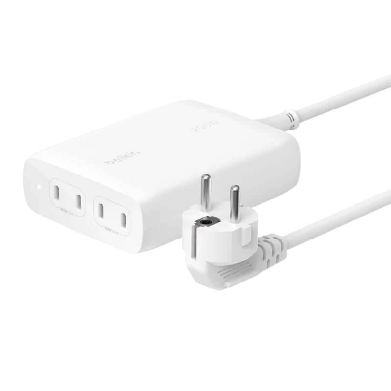 Image of Belkin BoostCharge Pro Laptop, Smartphone, Tablet White AC Fast charging Indoor WCH015VFWH
