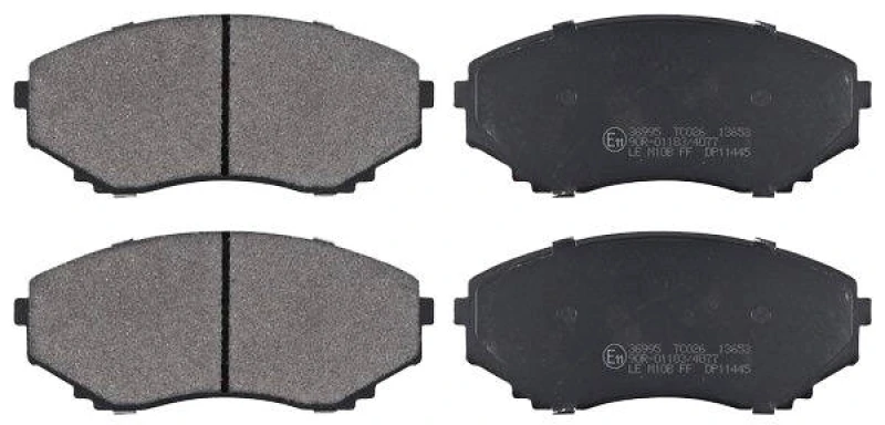 Image of A.B.S. 36995 Brake pad set with acoustic wear warning Brake Pad Set,disc brake (402)
