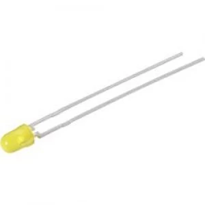 Image of LED wired Green Circular 3mm 1.2 mcd 25