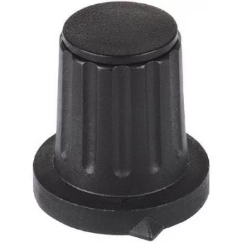 Image of Control knob hand Black x H 20 mm x 17mm Mentor