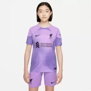 Image of Nike Liverpool FC 2022 2023 Stadium Home Goalkeeper Jersey Junior - Red
