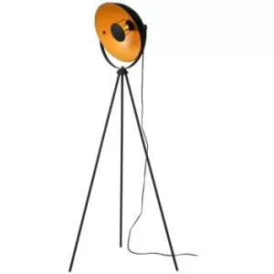 Image of Lucide ALVARO - Tripod Floor Lamp - 1xE27 - Black